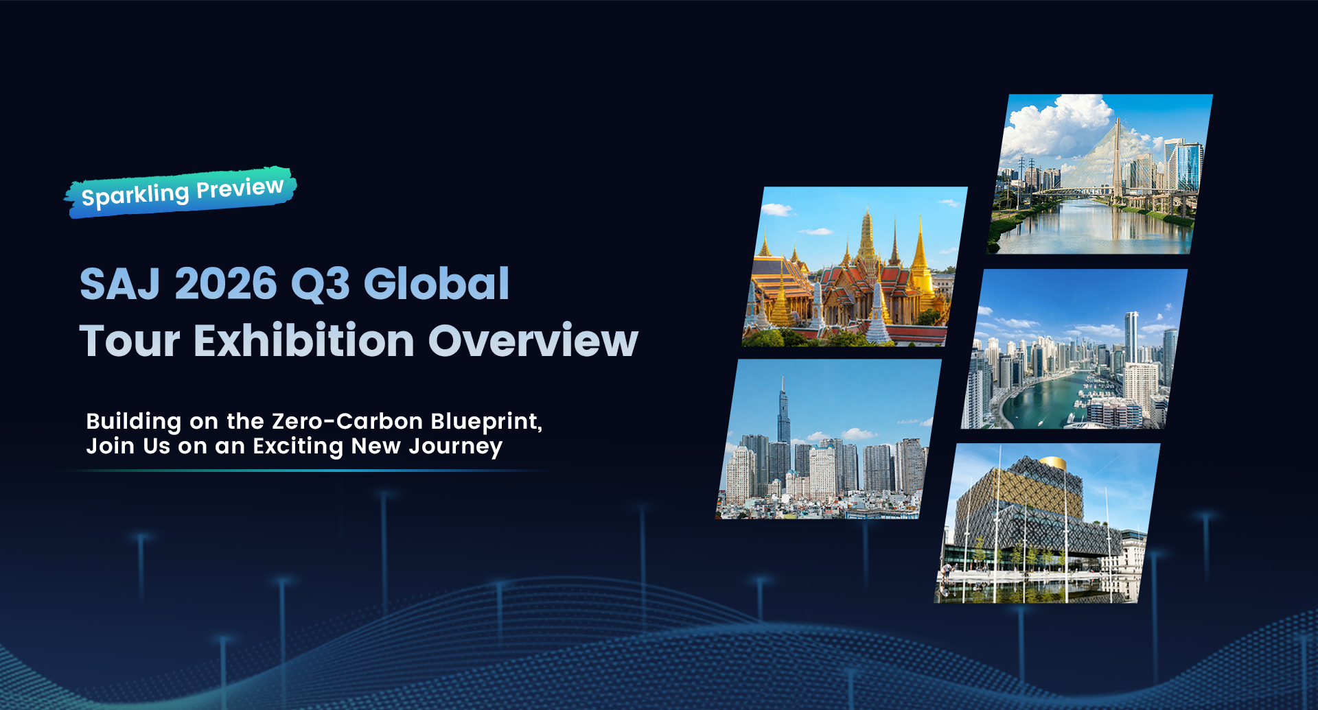 SAJ 2026, 3.º trimestre: Resumen de la gira mundial de la exposición